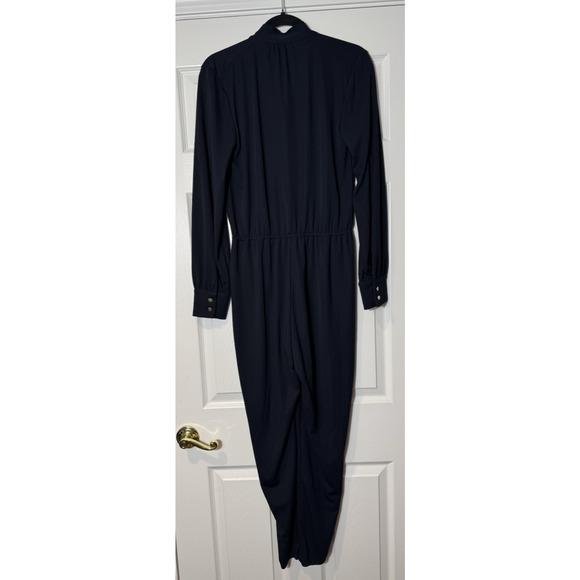 Lauren Ralph Lauren NWT Jumpsuit Navy Classic Stretch - Women's Size M - Picture 4 of 14